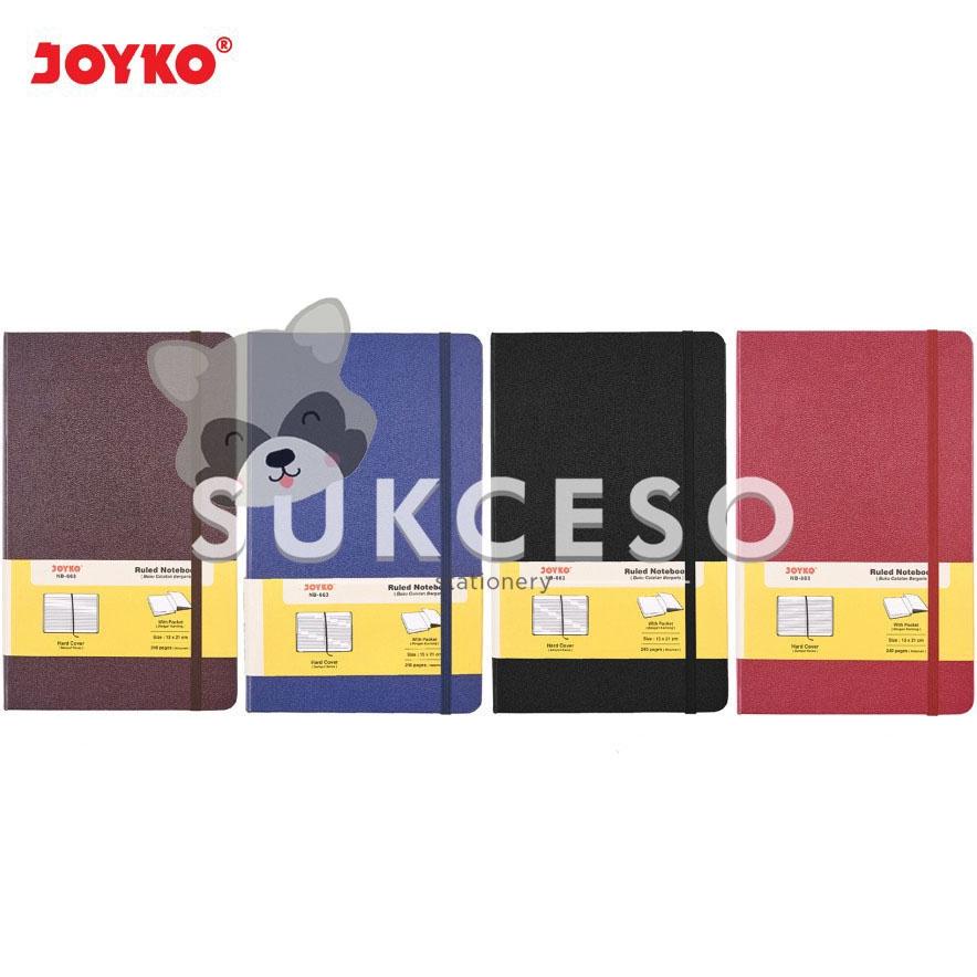 

JOYKO RULED NOTEBOOK A5 NB-663 HARDCOVER BUKU CATATAN BERGARIS .
