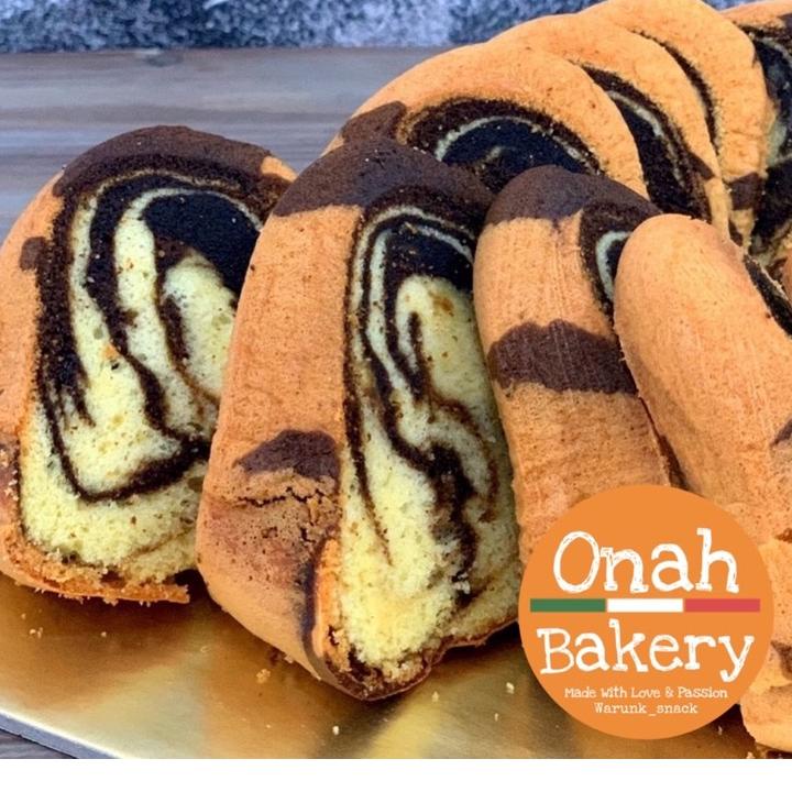 

Promo | KP8 | Marble Butter Cake | Marmer Cake Super Premium With Butter Mix Wysman Wisman | Onah Bakery