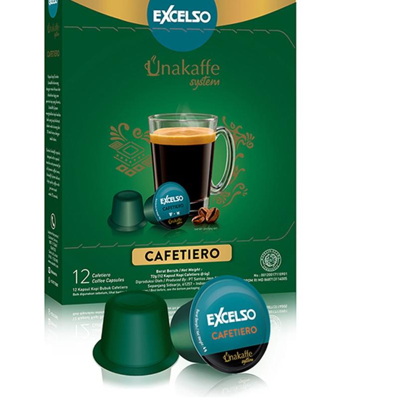 

Promo | KP8 | Excelso Unakaffe Kopi Kapsul Cafetiero (12 Pod / 6 Gram)