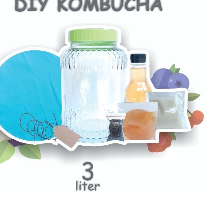 

COD | TD4 | Kit Kombucha Lengkap , Fermentasi Kombucha, Paket Kombucha, 3 liter, Paket Usaha Kombucha