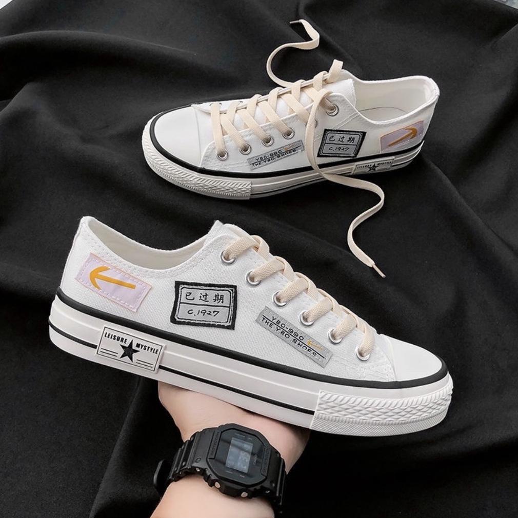 Terjangkau - Sepatu Pria Sneakers Outxide Import Korean Style Breatheable Putih