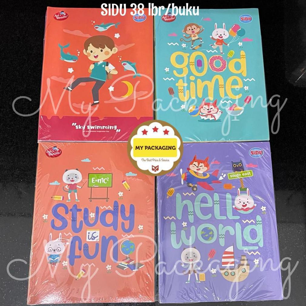 

Update Buku Tulis SIDU 38 lembar per pack isi 10buku