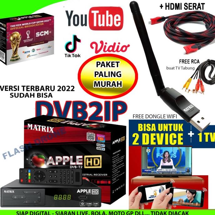 Set Top Box + Dongle Wifi + Hdmi - Matrix Tv Digital Youtube Iptv Dll