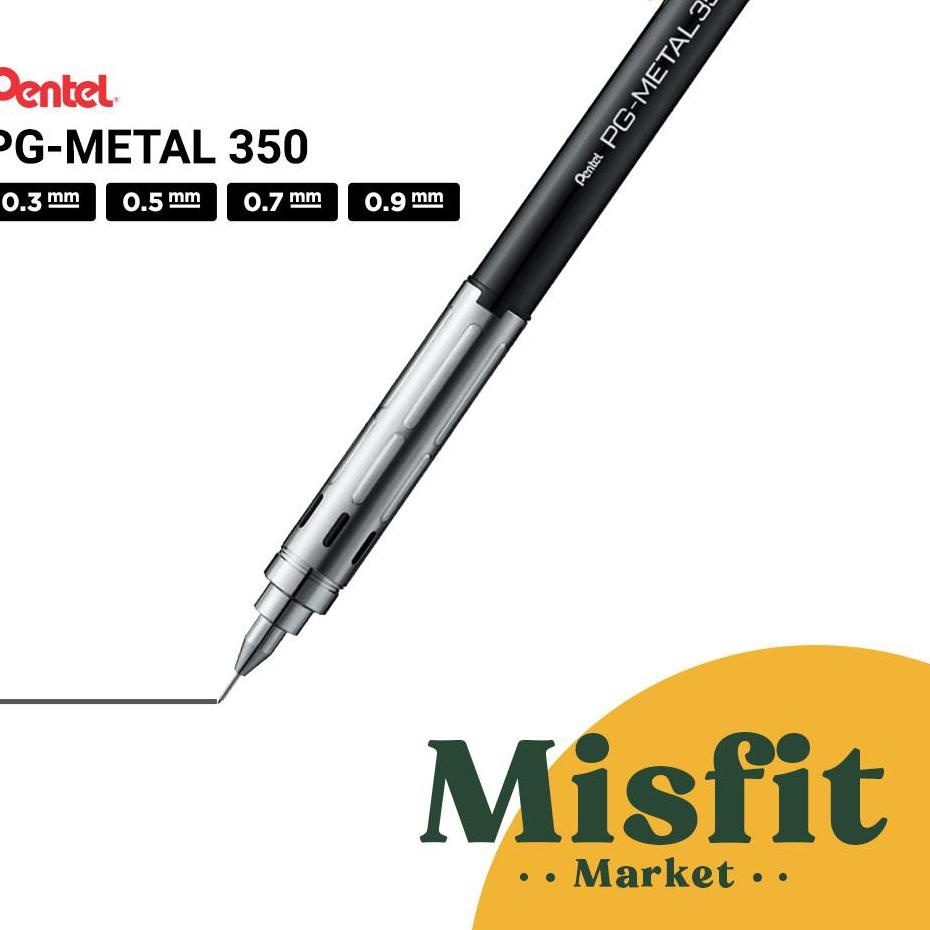 

Banting Harga Pentel PG Metal 350 Mechanical Pencil 0.3 0.5 0.7 0.9 mm 836_