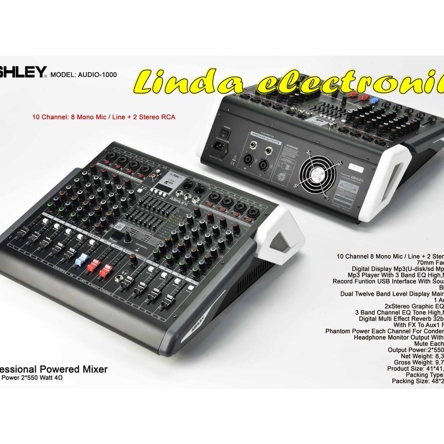 Power Xer Ashley Audio 1000 10 1100 Watt Garansi