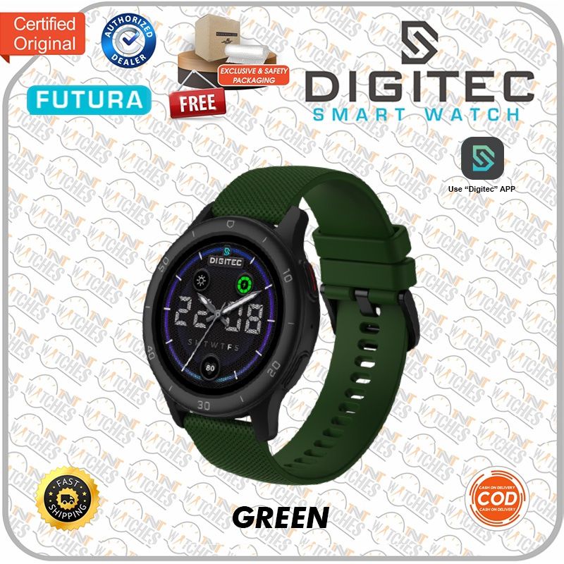 Jam Tangan Smartwatch Digitec Futura Original Tahan Air Garansi 1 Tahun