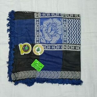 Sorban sorban segi empat butt warna motif jaquard - Biru(K9Z6) Sorban Haji Sorban Arab Dewasa BEST S