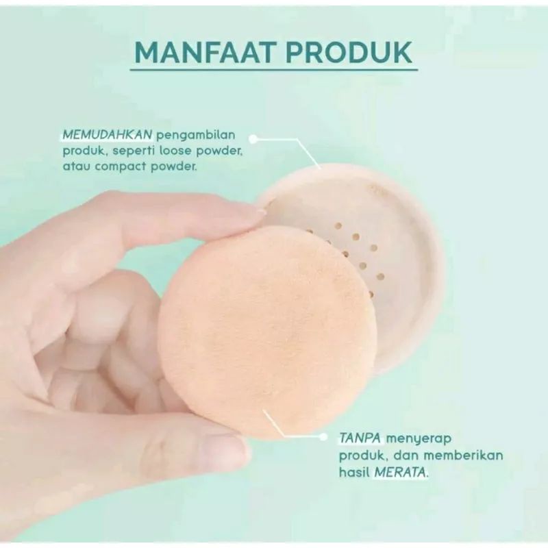 GLAMFIX Finishing Puff / Spons / Rembuk Bedak