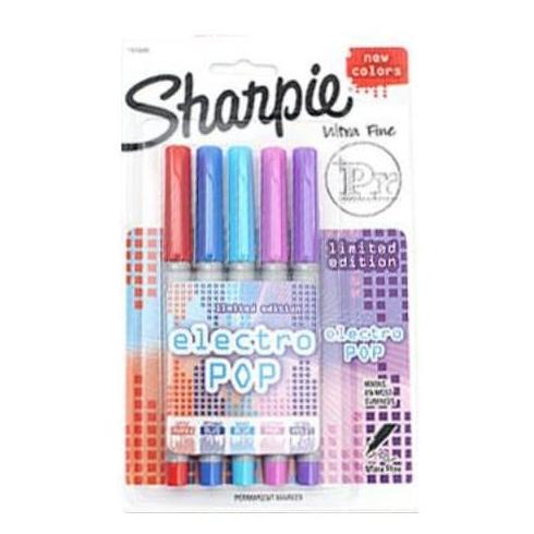 

Sharpie Ultra Fine Point Electro Pop 5 Set
