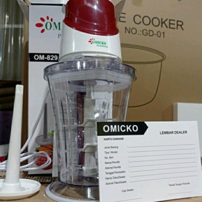 Ready oke] FOOD CHOPPER BLENDER OMICKO OM-828 SERBAGUNA ORIGINAL BERGARANSIw