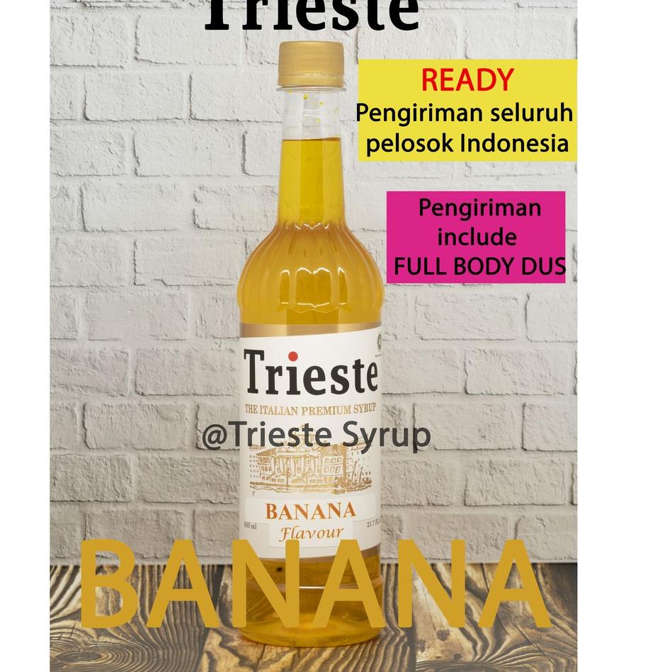 

✨ TRIESTE SYRUP rasa BANANA buruan