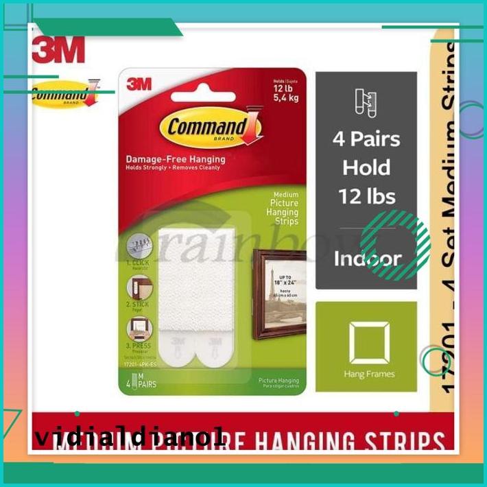 

3M COMMAND MEDIUM PICTURE HANGING STRIP (STRIP TEMPEL FOTO KE DINDING) KUALITAS BERKELAS