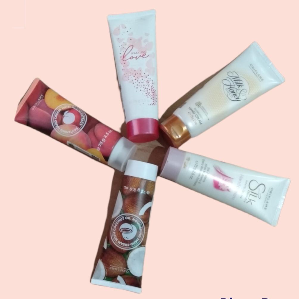 [KODE EH7LG] Hand cream milk honey, silk, sparkling love / coconut oil