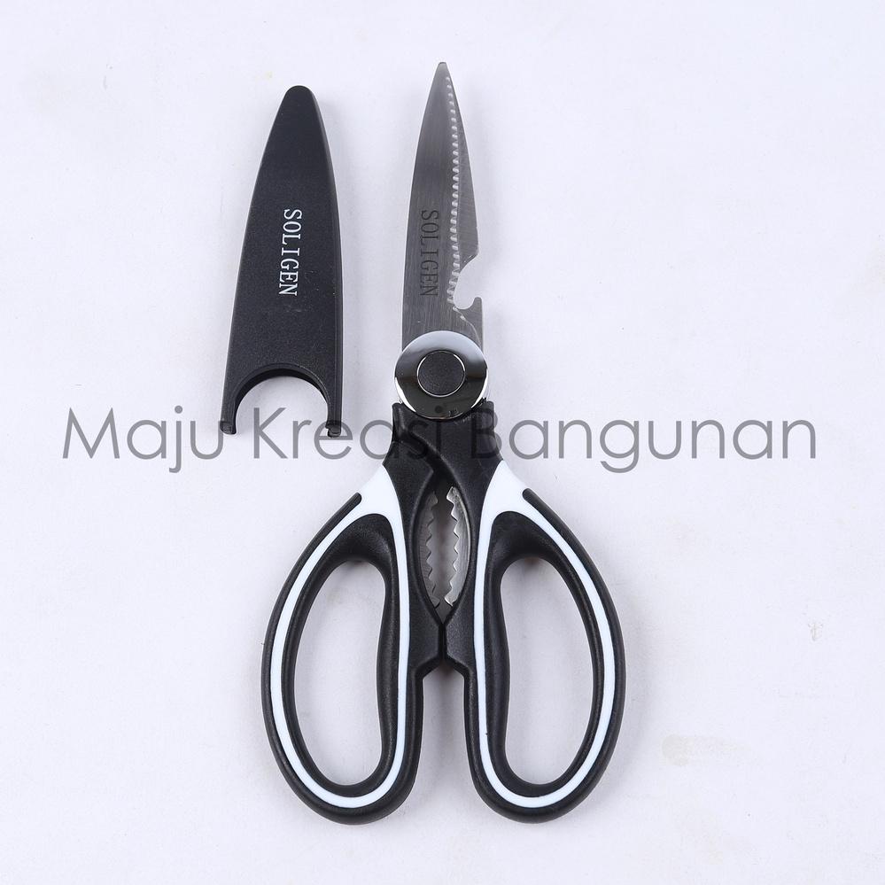 

Gunting Soligen SLM15 Kain Daging Ayam Ikan Kertas Dapur Serbaguna Serba Guna 8 Inch Inci In 8In 8Inch 8Inci SLM 15 Stok Banyak (⌒