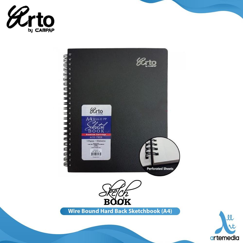 

VIRAL !! Buku Sketsa Arto A4 Wire Bound Hard Back Sketchbook [KODE 98]