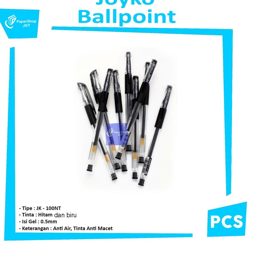 

Sale | KF7 | JOYKO - JK-100NT Hitam Pen - Pulpen Ballpoint -1 Pcs