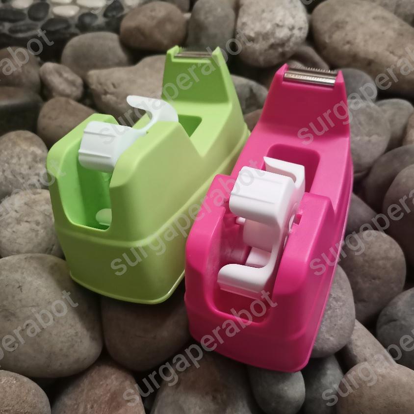 

GEKGS Tape Dispenser / Tempat / Pemotong Solasi Lakban 1 inch - 0.5 Inch 48