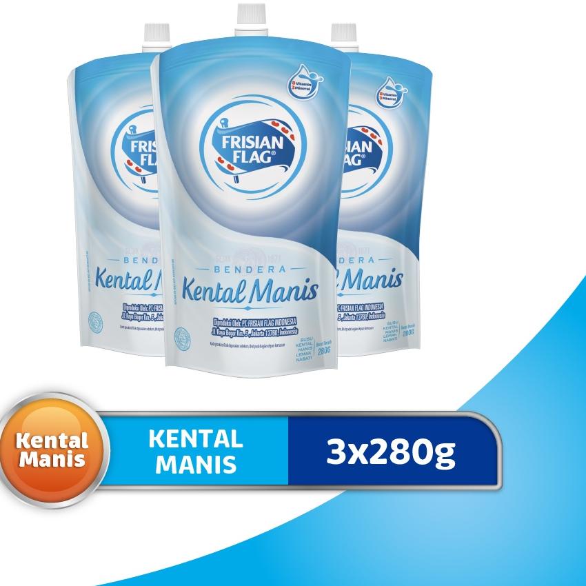 

Terbaru | TD4 | Frisian Flag Bendera Kental Manis Pouch 280g - 3 Pcs