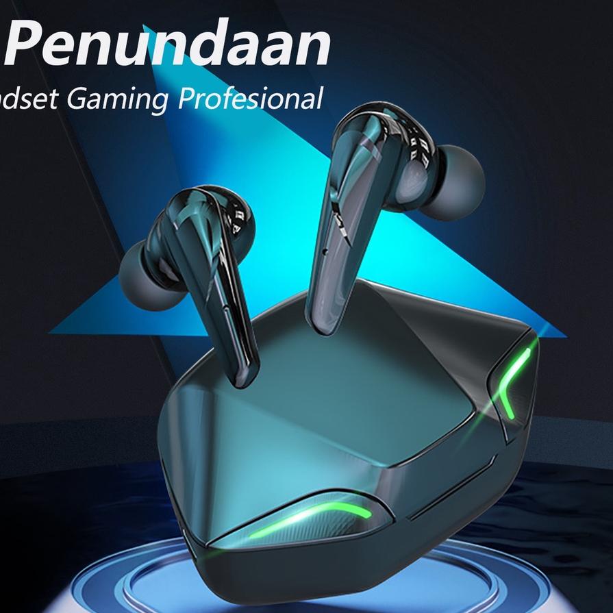 Sale✅【COD】2022 Jovitech TWS Headset Bluetooth TWS No Delay Gamer Earphone Full Bass Stereo Mikrofon 