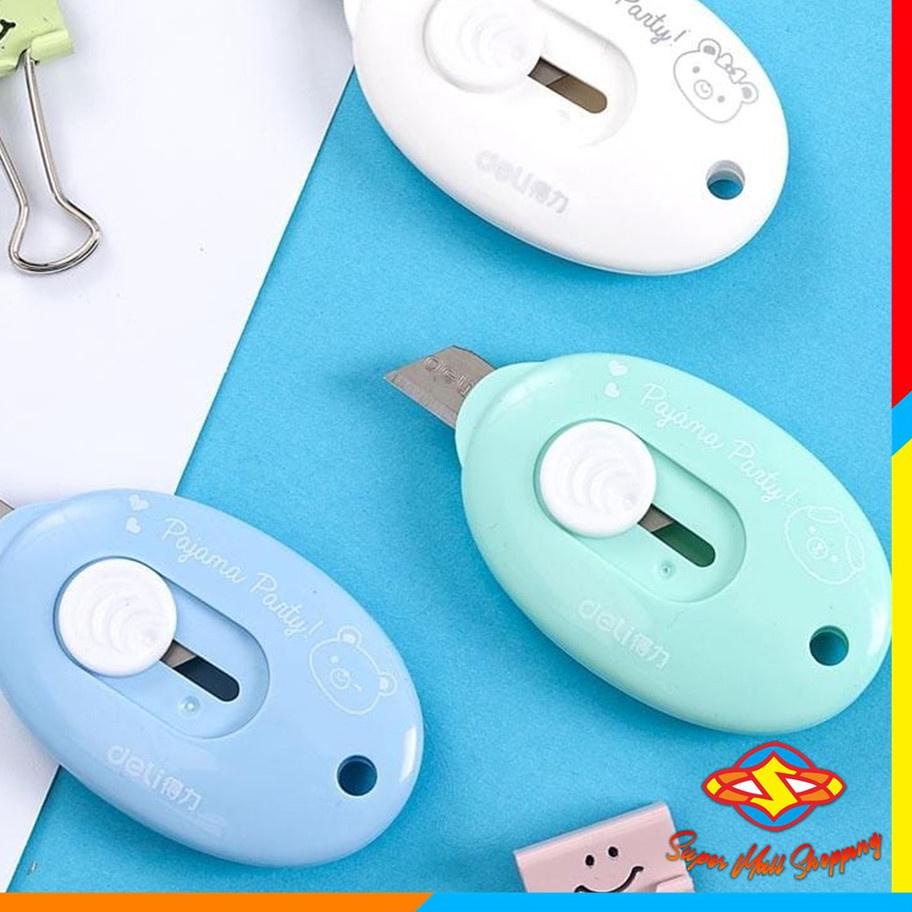 

Discount | KP8 | SMS Cutter Mini Portable Bentuk Oval Mini Cutter Polos Travel Kit Pemotong Kertas Paper Cutter Lucu