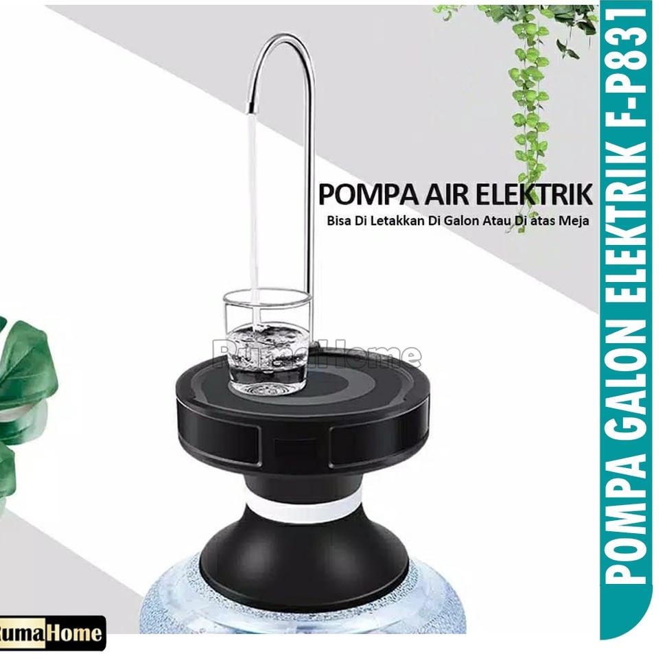 NEW ARRIVAL  Pompa Galon baki Elektrik F-P831 Rechargeable Water Dispenser Electric Pump Automatic.