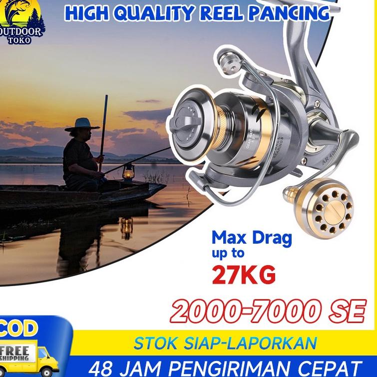VIRAL  Reel pancing baru all metal cup 5.1: 1 resistensi maksimum 11kg-21kg Luya spinning wheel reel