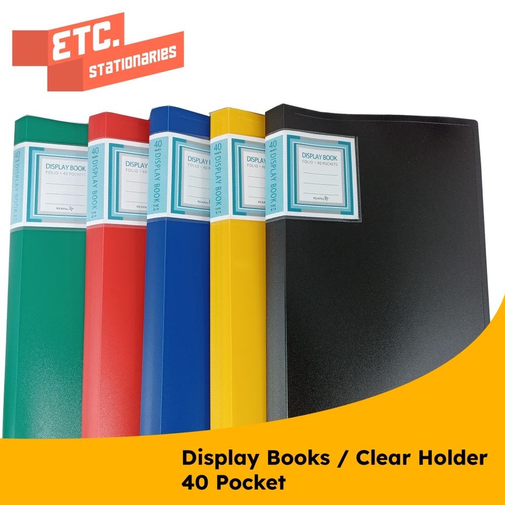 

NEW PRODUCT !! Penpal Display Book / Document Keeper / Clear Holder 40 Pockets PL-814 [KODE ]