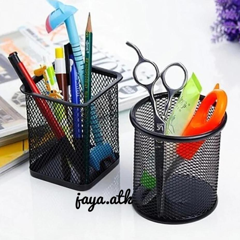 

[PRODUK-8KLZC35] TEMPAT PULPEN ALAT TULIS PENSIL BESI JARING PEN HOLDER MEJA DESK ORGANISER KOTAK PENSIL JARING BESI Harga Murah )(