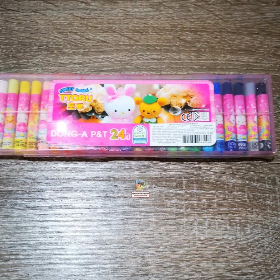 

Potongan1.1 Oil Pastel / Crayon Mini 24 Color Dong a / Korea 457✧