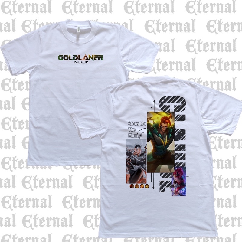 Kaos Mobile Legends CLAUDE premium, tersedia ukuran Jumbo