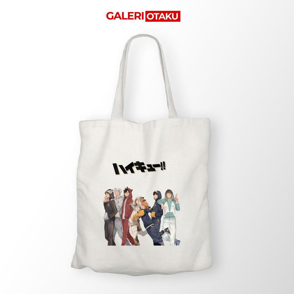[KODE TQHIZ] TOTE BAG KANVAS ANIME HAIKYUU / KARASUNO / TOTE BAG KANVAS / TOTE BAG ANIME