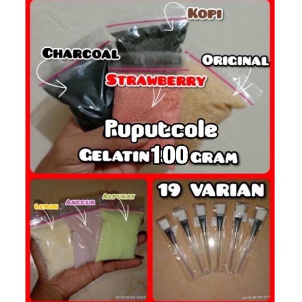 [KODE DIRWY] MASKER GELATIN WAJAH KOMEDO 100 GRAM TANPA KUAS BACA BPOM HALAL