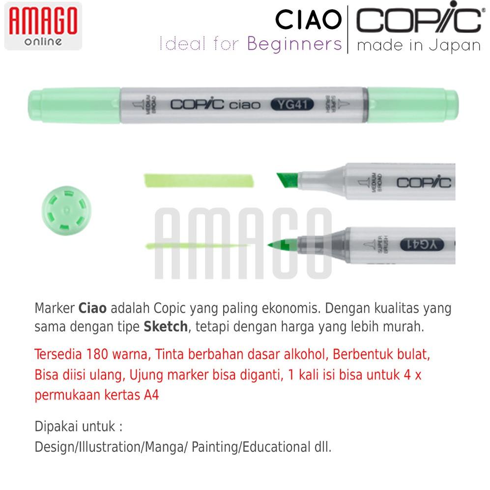 

[KODE YQ6OF] COPIC CIAO MARKER - CCM - SATUAN
