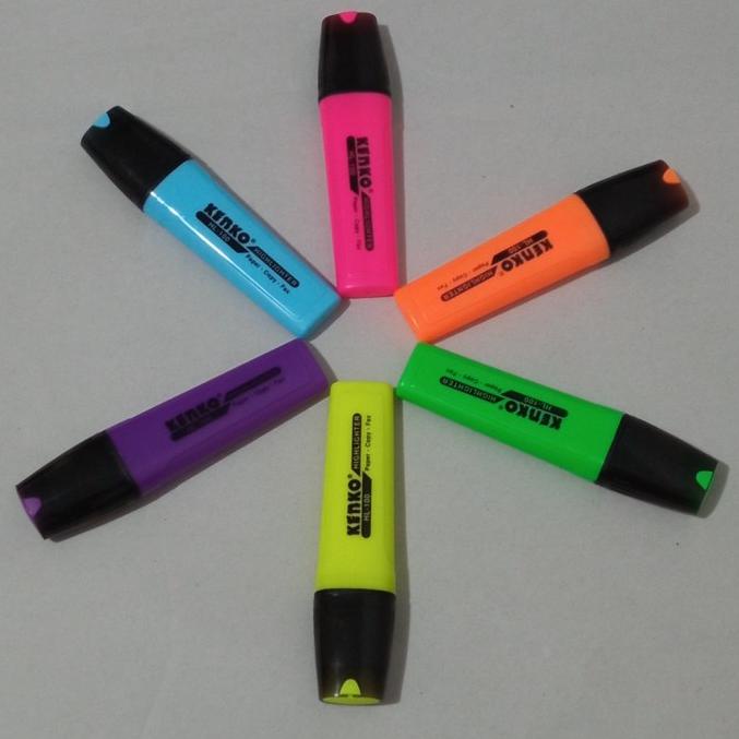 

CTJGB BOS KENKO 10 pcs /Fluorescent Pen/Highlighter/Marker/Belajar ✩Bestseller