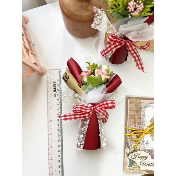 MINI BUKET ARTIFICIAL FLOWER