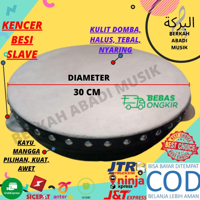 Terlaris Rebana Hadroh 30 Cm Rebana Satuan Rebana Terbangan Hadroh Terbangan