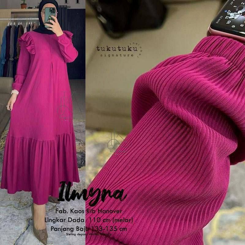 Gamis Kondangan Outfit Pernikahan Simple Kece