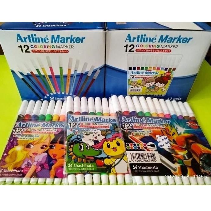

IIALA spidol kecil artline warna isi 12 artline spidol dzjdf