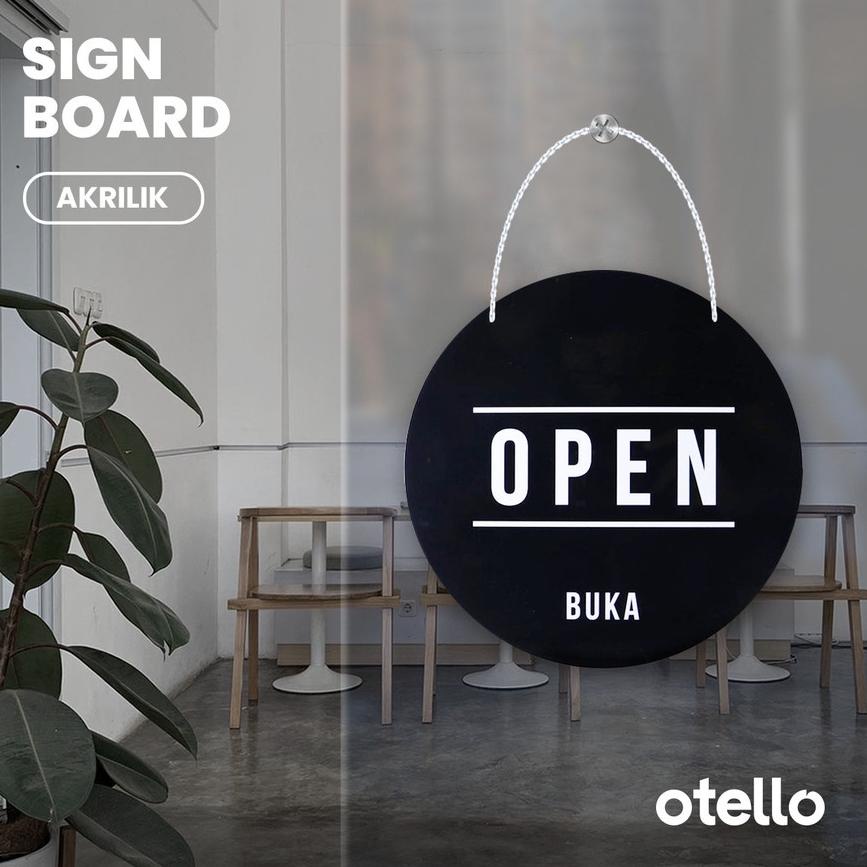 

[NEW PRODUCT !!!] Open Closed Gantungan Sign Cafe Signage Akrilik Toko Restoran Papan Acrylic Board Buka Tutup Open Close Rantai Pintu [KODE 030]