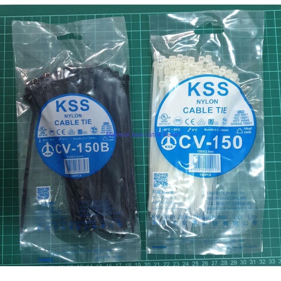 Jangan Lewatkan Produk Ini Beli 2 Gratis Mini Gold KABEL TIES / KABEL TIS / CABLE TIE CV 150 KSS 15C
