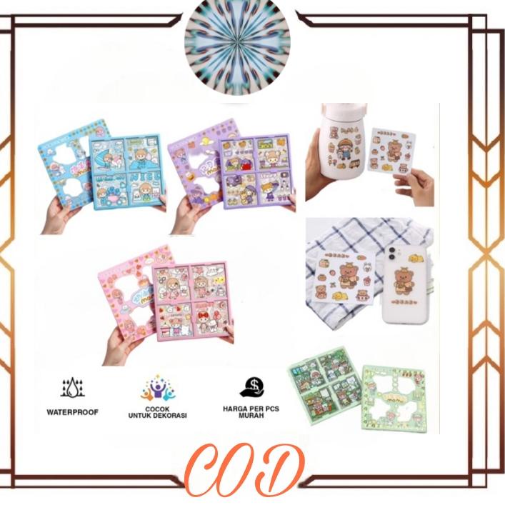 

[COD !!] COD ( 1 BOX ISI 100PCS ) STIKER 2D STICKER BOTOL MINUM 2D PLASTIK ANTI AIR / BUKU DIARY STIKER MOTIF / STICKER ANTI AIR [KODE 5]