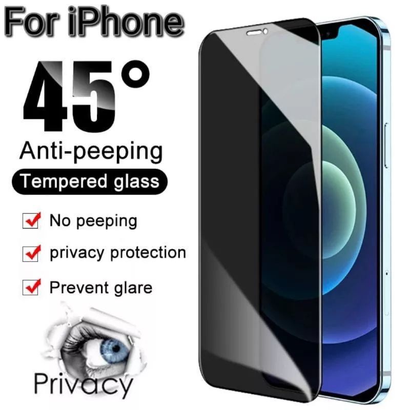 Tempered Glass Anti Spy Vivo Y31 2021 Y31S Y32 Y33 Y33S 5G Y33T Y35 2022 Y35 5G Y50 Y50i Y50T Y51 20