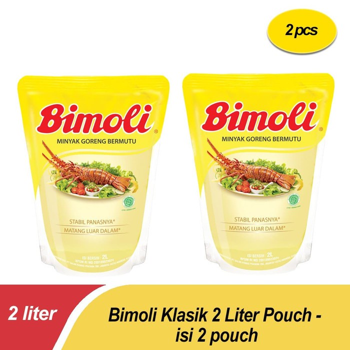 

Bimoli Klasik 2 Liter Pouch - Isi 2 Pouch