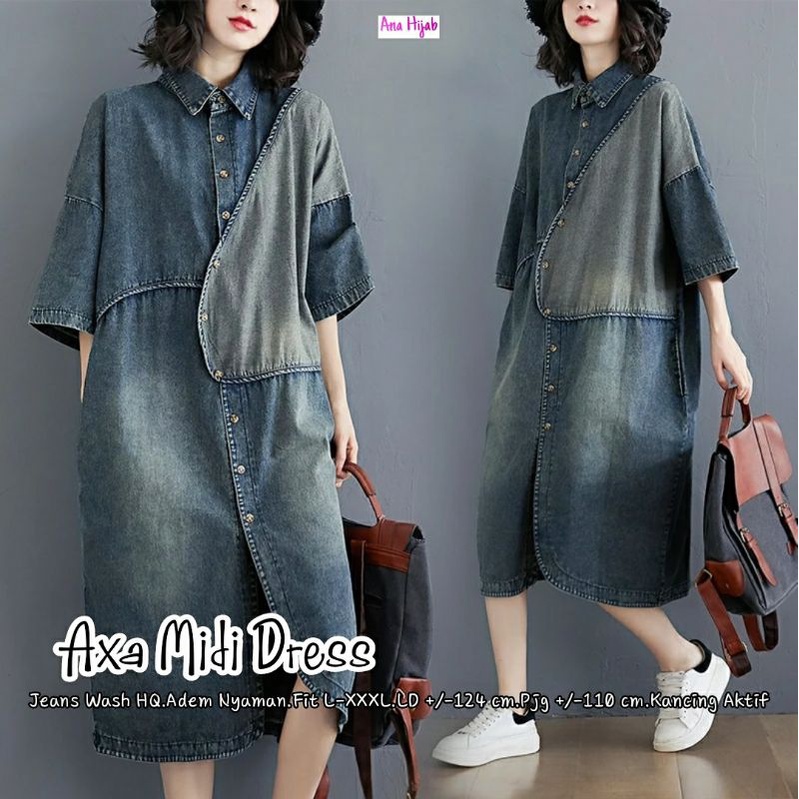 AXA MIDI DRESS ORI BY ANA HIJAB