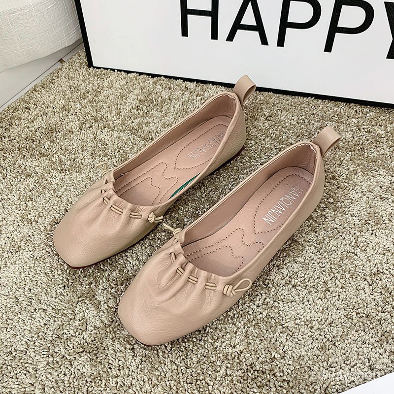 [✅BISA COD] #Sisjuly# Sandal wanita / sepatu wanita ukuran besar bagian bawah datar baru mulut dangk