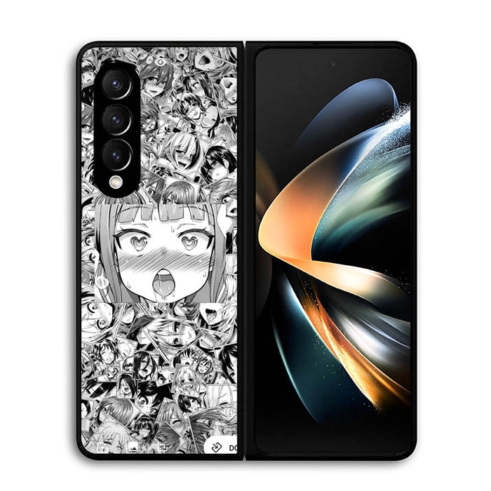 Casing Case Samsung Galaxy Z Fold 3 Z Fold 4 Ahegao life DF341