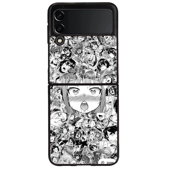 Casing Case Samsung Galaxy Z Flip 3 Z Flip 4 Ahegao life DF341