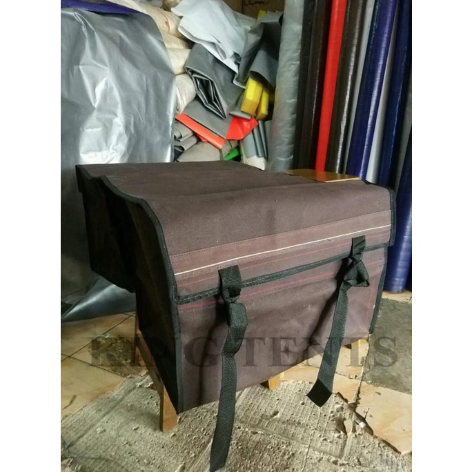 Tas Motor (Saddle bag) bahan kanvas tebal