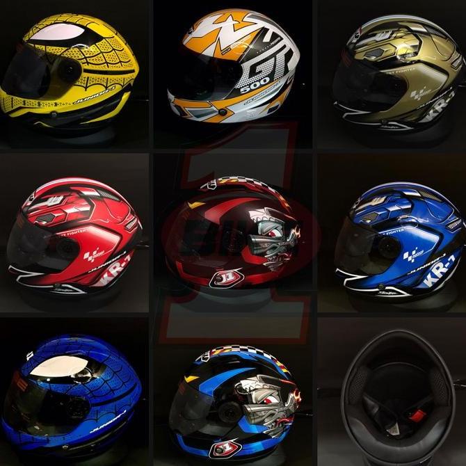 Helm Full Face Anak Scott/ Helm Full Face Anak Anak Cowok/ Helm Junior