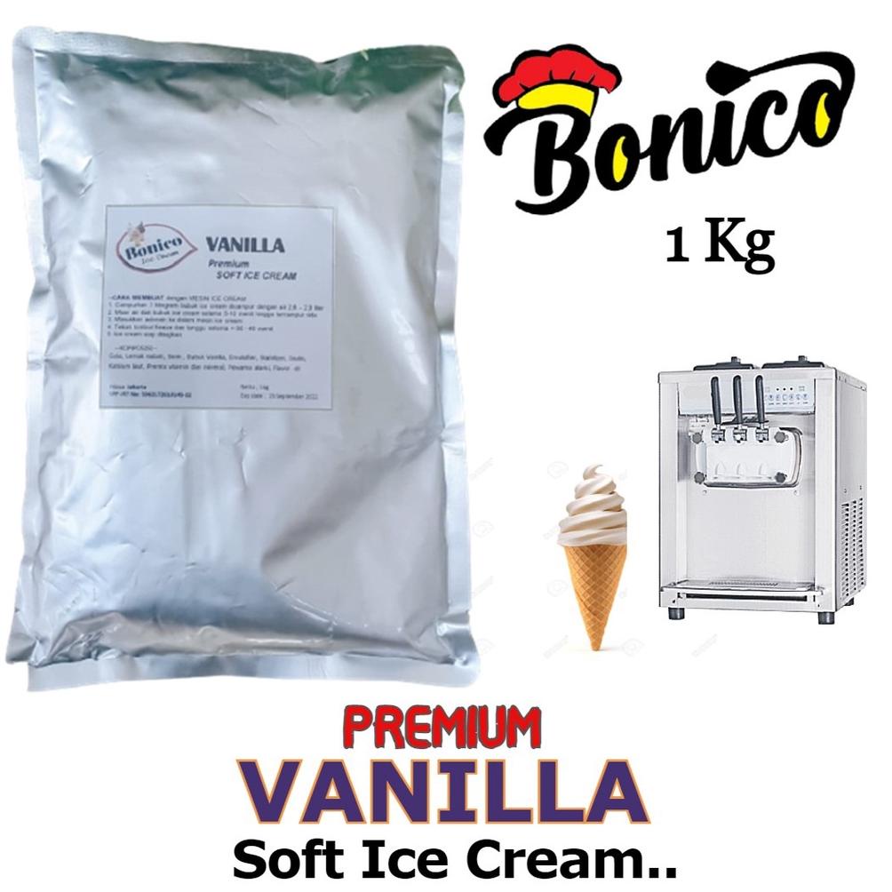 

Jangan Sampai Kehabisan!!!❄️ BONICO VANILLA SOFT ICE CREAM POWDER 1kg PREMIUM RESTO premix bubuk es krim mesin lembut VANILA ice crea maker softmix